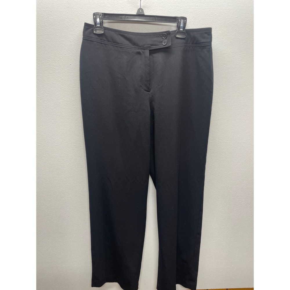 Women's Josephine Essentials Classic Office Black Wide Leg Dress‎ Pants Size 12
